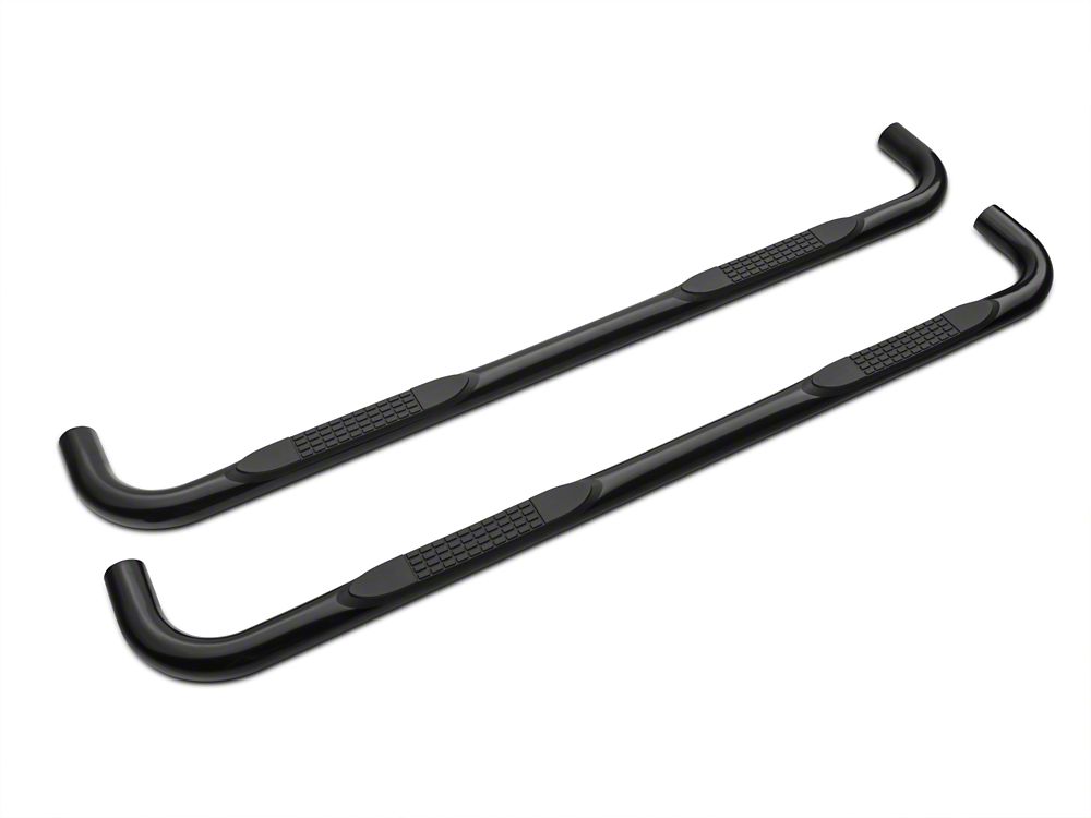 Barricade 3-Inch Side Step Bars; Body Mount; Black (99-13 Silverado 1500)