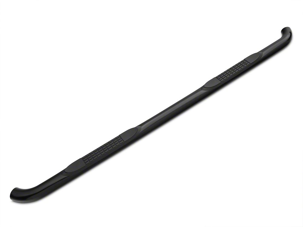 Barricade 3-Inch Side Step Bars; Rocker Mount; Black (07-13 Silverado 1500)