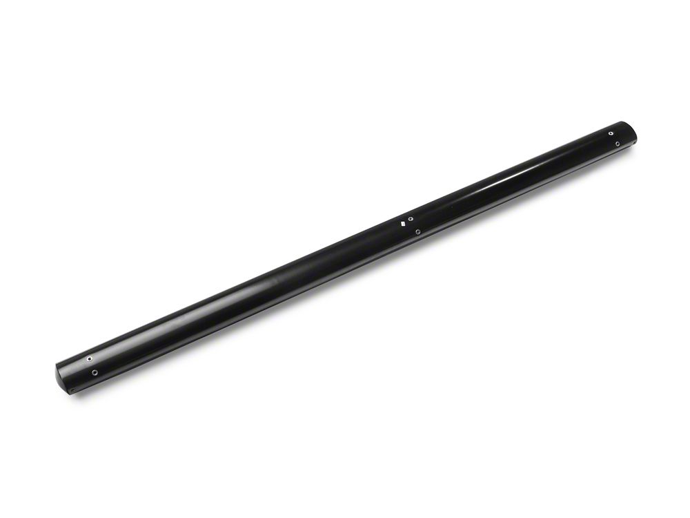 Barricade 4-Inch Oval Straight End Running Boards; Black (07-13 Silverado 1500 Extended Cab, Crew Cab)