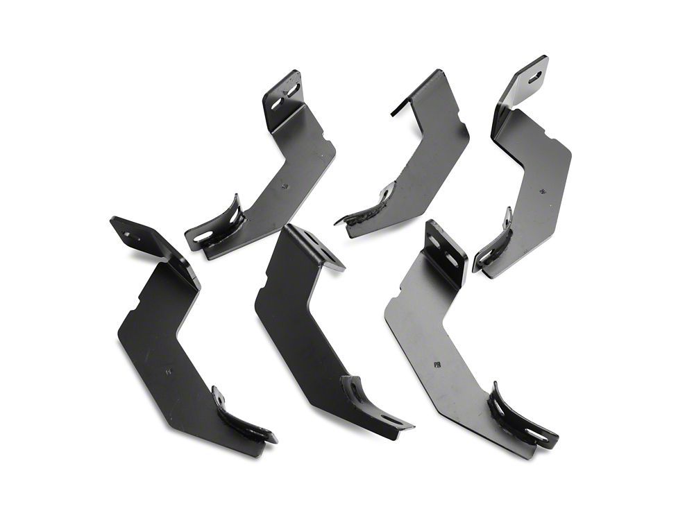 Barricade 4-Inch Oval Straight End Running Boards; Black (07-13 Silverado 1500 Extended Cab, Crew Cab)