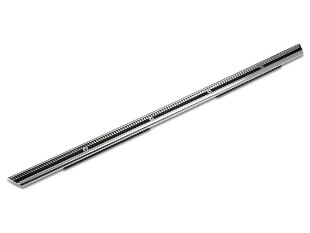 Barricade 4-Inch Flat Oval Running Boards; Stainless Steel (04-06 Sierra 1500 Crew Cab)