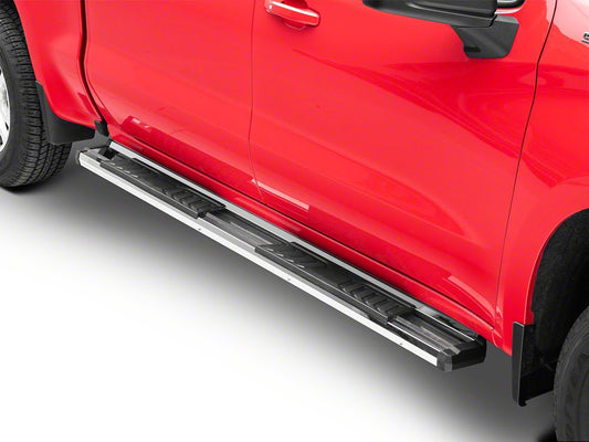 Barricade S6 Running Boards; Stainless Steel (19-25 Silverado 1500 Crew Cab)