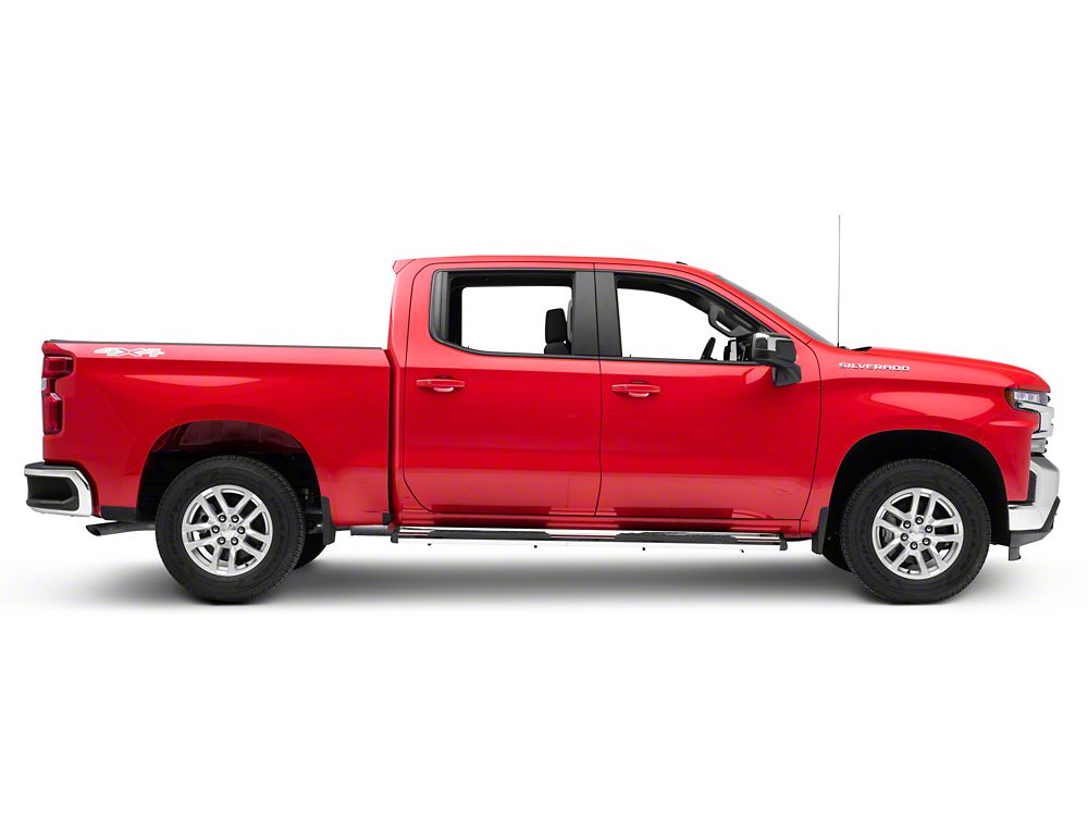 Barricade S6 Running Boards; Stainless Steel (19-25 Silverado 1500 Crew Cab)