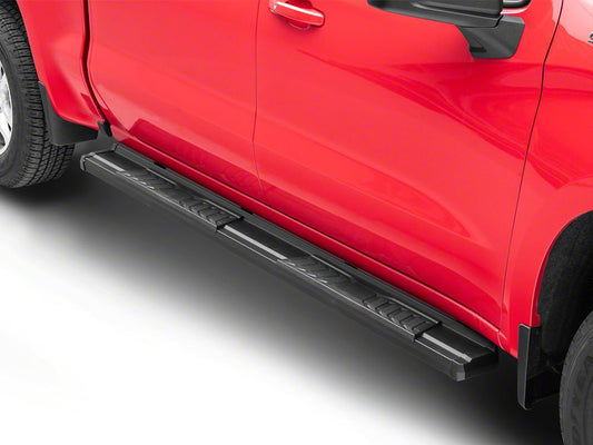 Barricade S6 Running Boards; Black (19-25 Silverado 1500 Crew Cab)