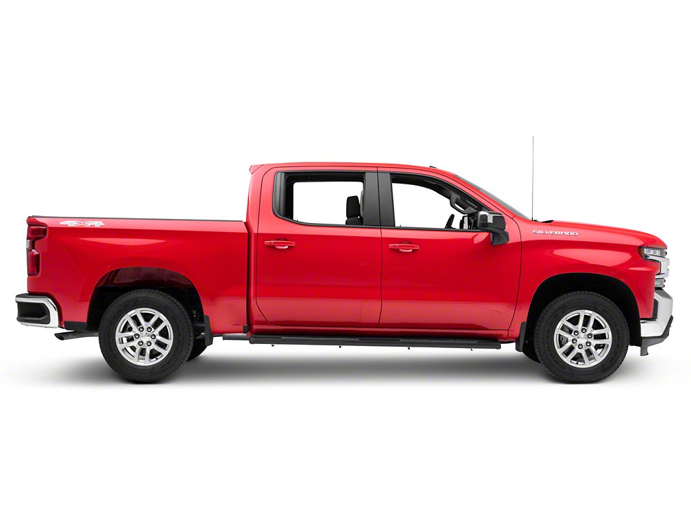 Barricade S6 Running Boards; Black (19-25 Silverado 1500 Crew Cab)