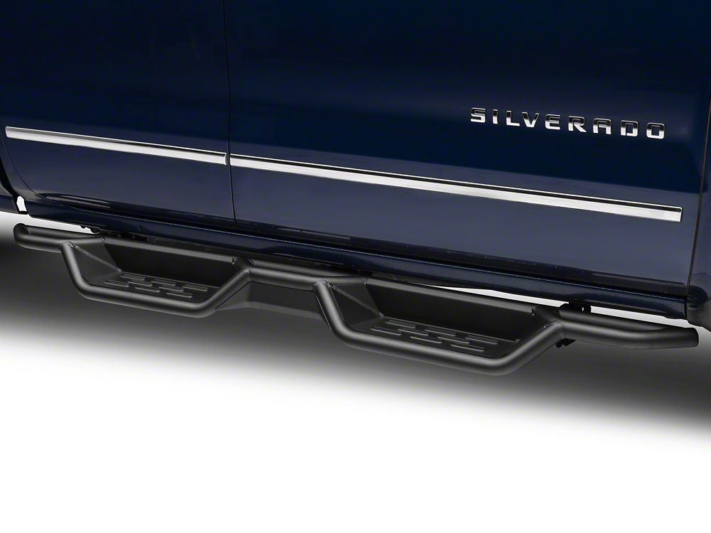 Barricade HD Drop Side Step Bars (07-18 Silverado 1500 Extended/Double Cab)