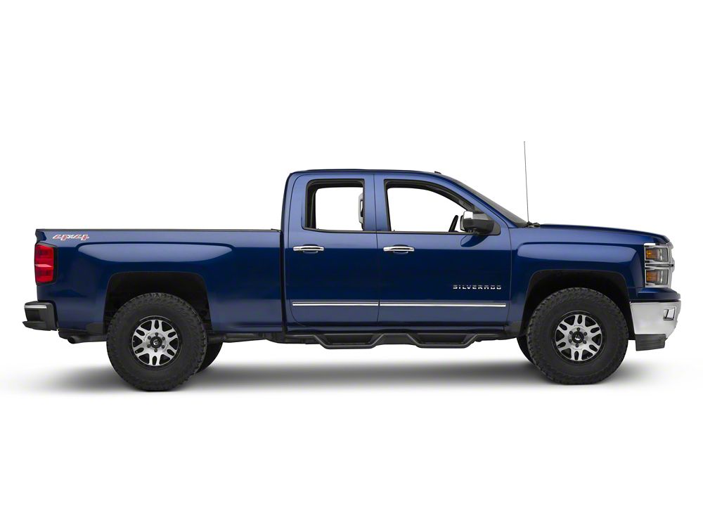 Barricade HD Drop Side Step Bars (07-18 Silverado 1500 Extended/Double Cab)