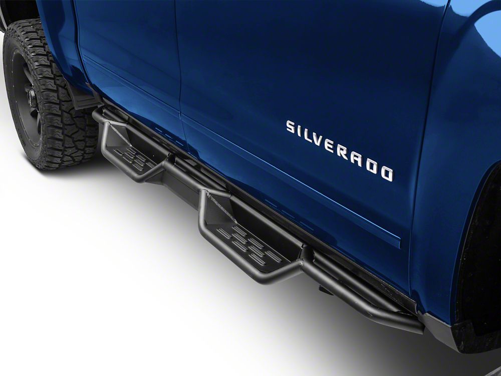 Barricade HD Drop Side Step Bars (07-18 Silverado 1500 Crew Cab)