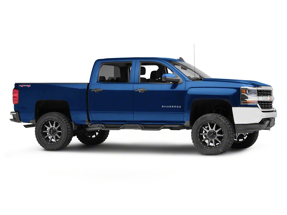 Barricade HD Drop Side Step Bars (07-18 Silverado 1500 Crew Cab)