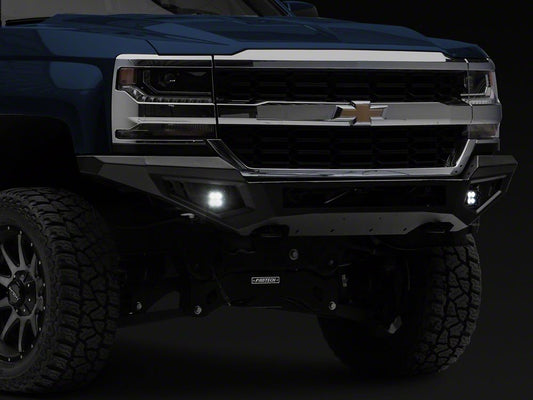 Barricade HD Off-Road Front Bumper with LED Fog Lights (16-18 Silverado 1500)