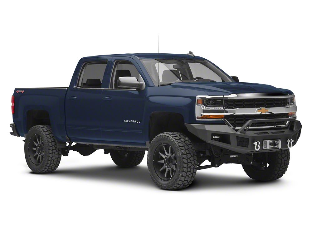 Barricade HD Winch Front Bumper with LED Lighting (16-18 Silverado 1500)
