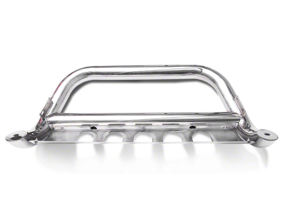 Barricade 3-Inch Bull Bar; Stainless Steel (19-25 Silverado 1500, Excluding ZR2)