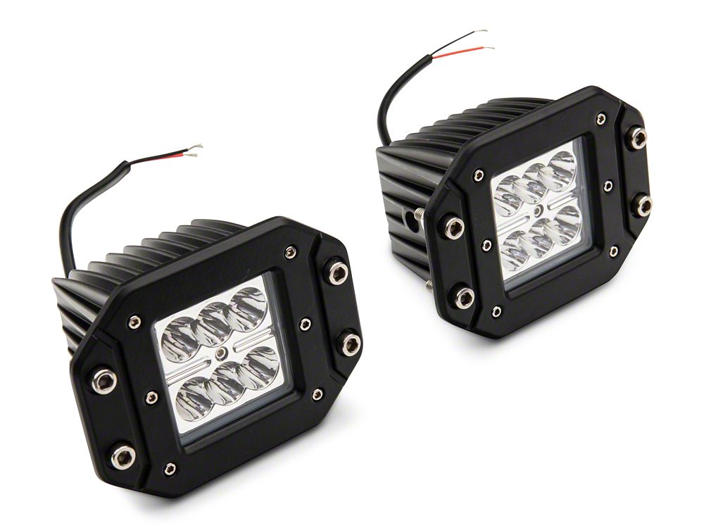 Barricade Pre-Runner Rear Bumper with LED Fog Lights (07-18 Silverado 1500)