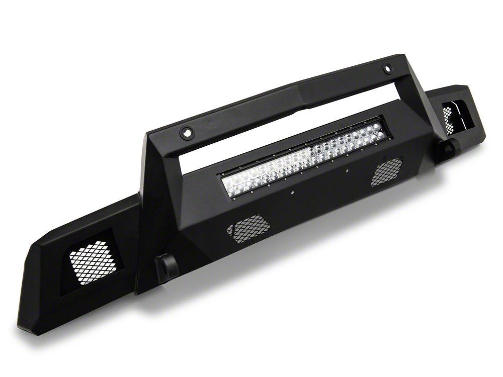 Barricade HD Stubby Front Bumper with 20-Inch Dual Row LED Light Bar (19-21 Silverado 1500)