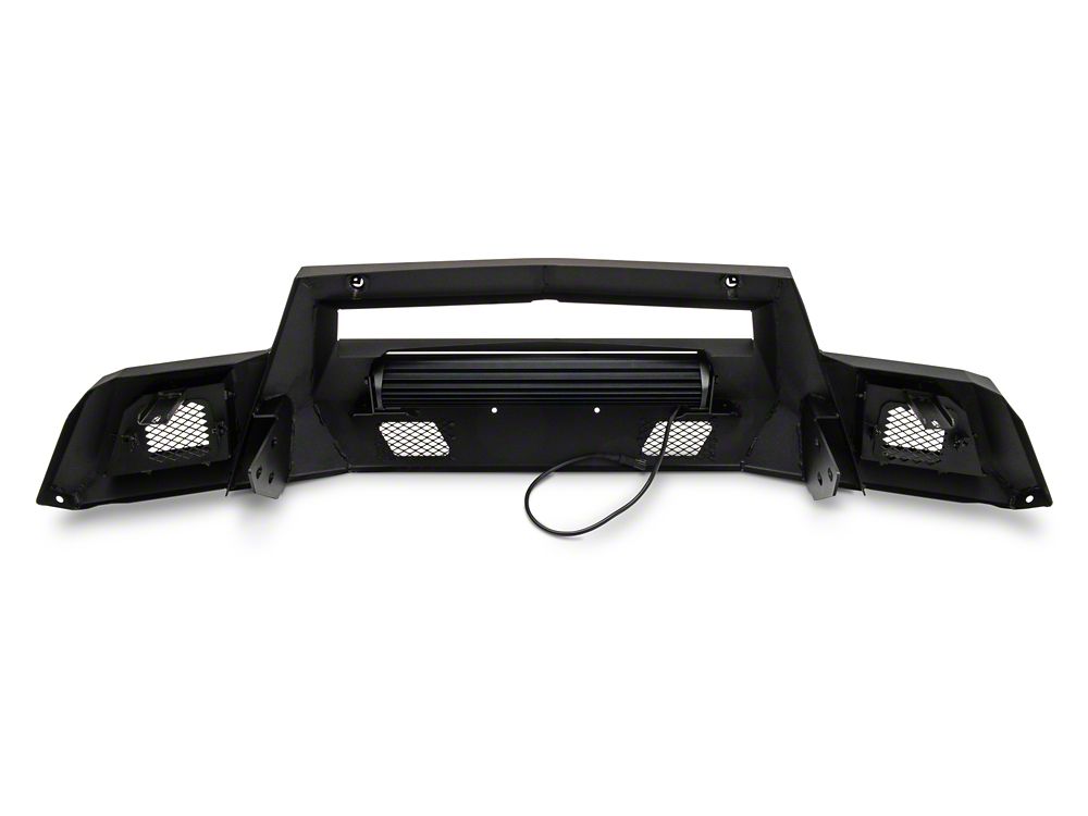 Barricade HD Stubby Front Bumper with 20-Inch Dual Row LED Light Bar (19-21 Silverado 1500)