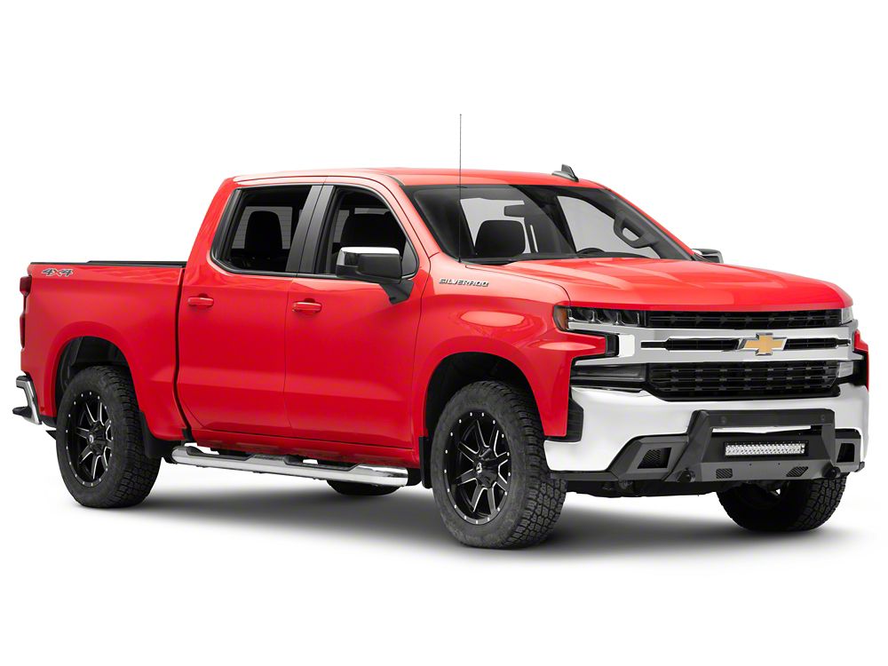 Barricade HD Stubby Front Bumper with 20-Inch Dual Row LED Light Bar (19-21 Silverado 1500)