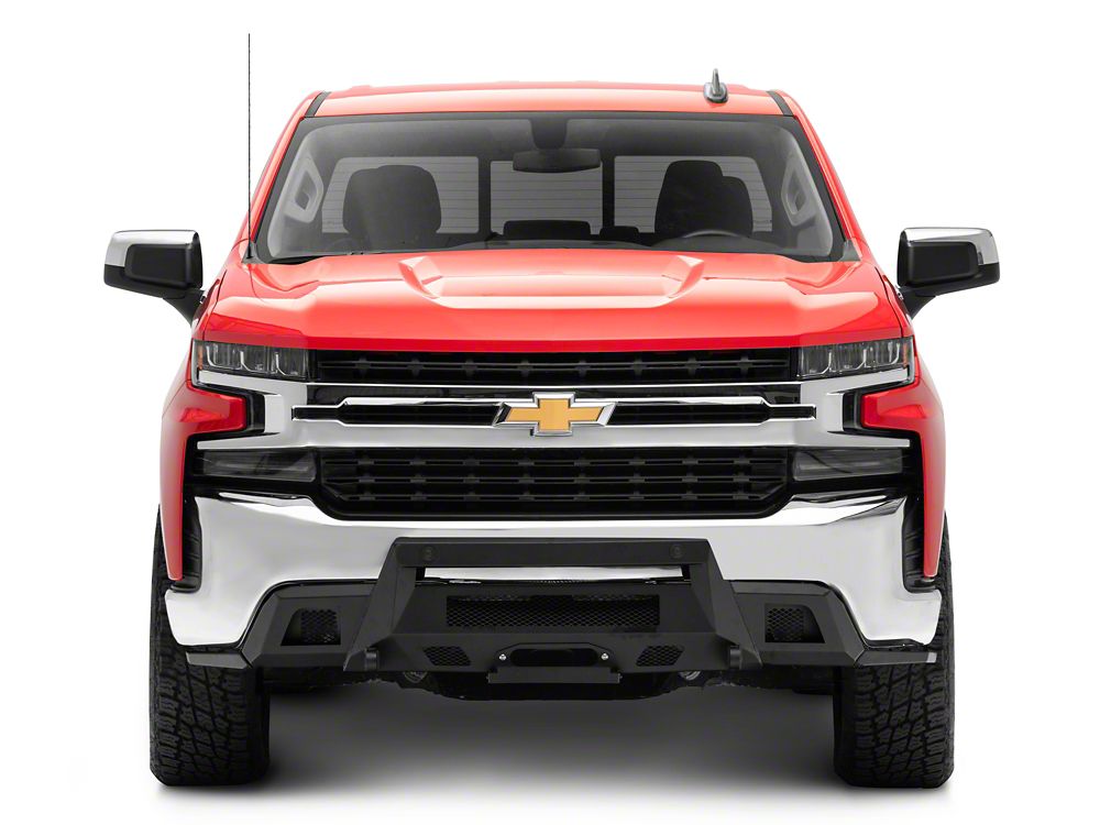 Barricade HD Stubby Front Bumper with Winch Mount (19-21 Silverado 1500)