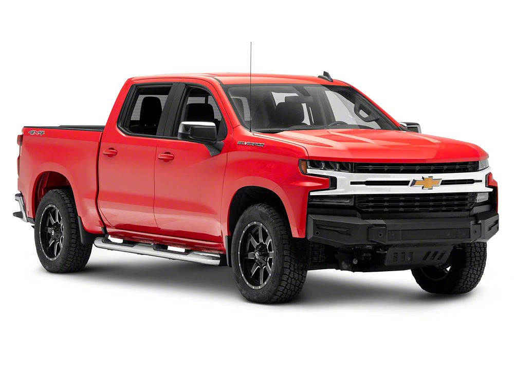 Barricade Extreme HD Modular Front Bumper with LED DRL and Skid Plate (19-21 Silverado 1500)