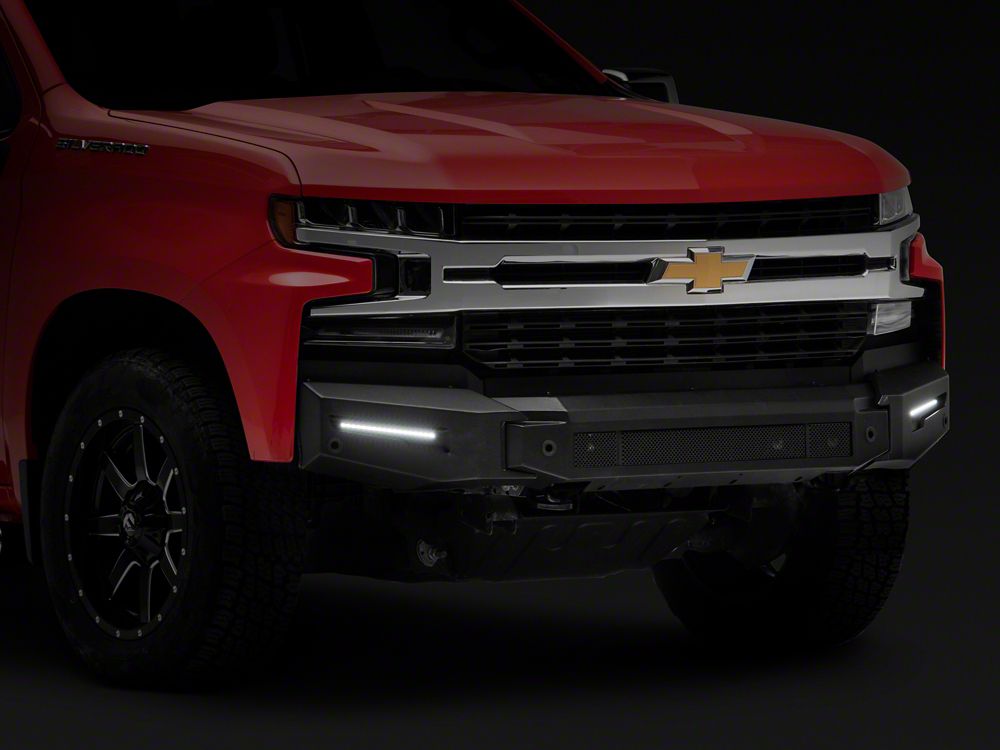 Barricade Extreme HD Modular Front Bumper with LED DRL (19-21 Silverado 1500)