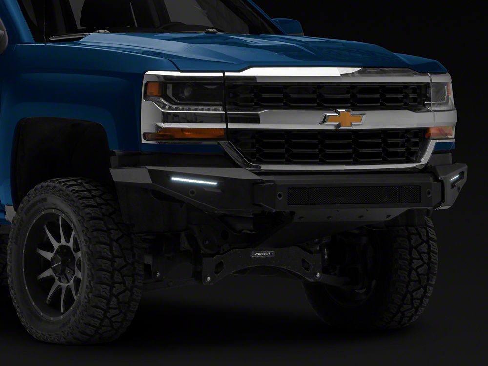 Barricade HD Modular Front Bumper with Skid Plate (16-18 Silverado 1500)