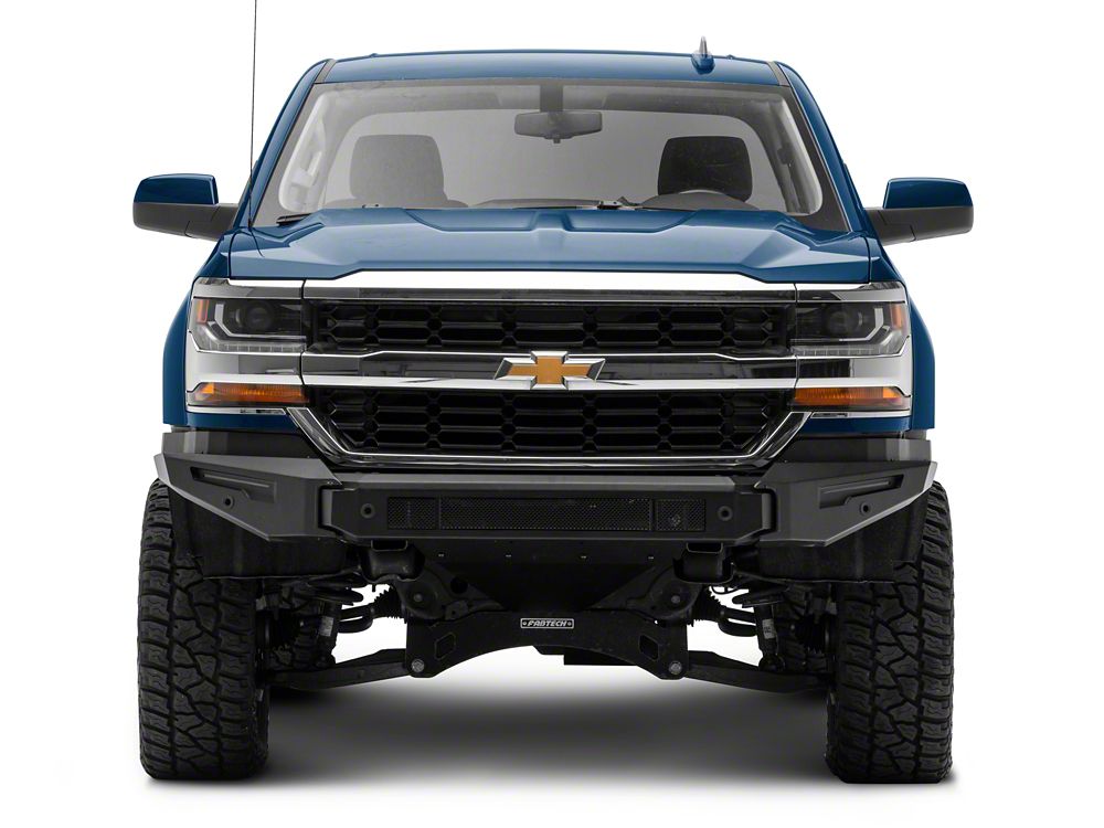 Barricade HD Modular Front Bumper with Skid Plate (16-18 Silverado 1500)