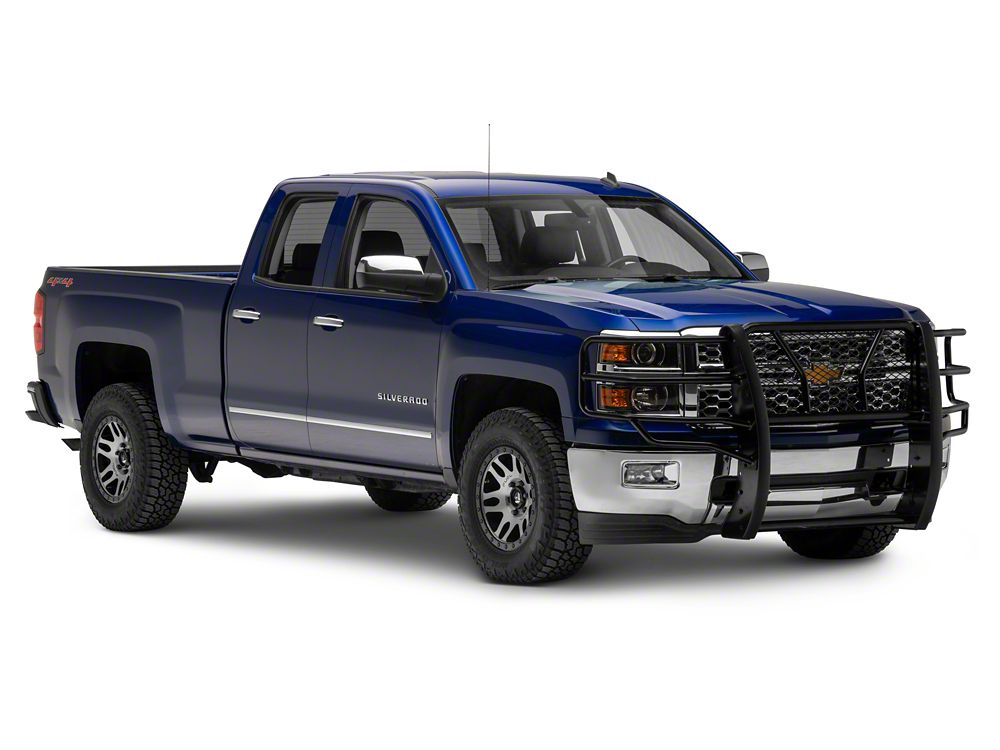 Barricade Modular Extreme HD Grille Guard; Black (14-18 Silverado 1500)