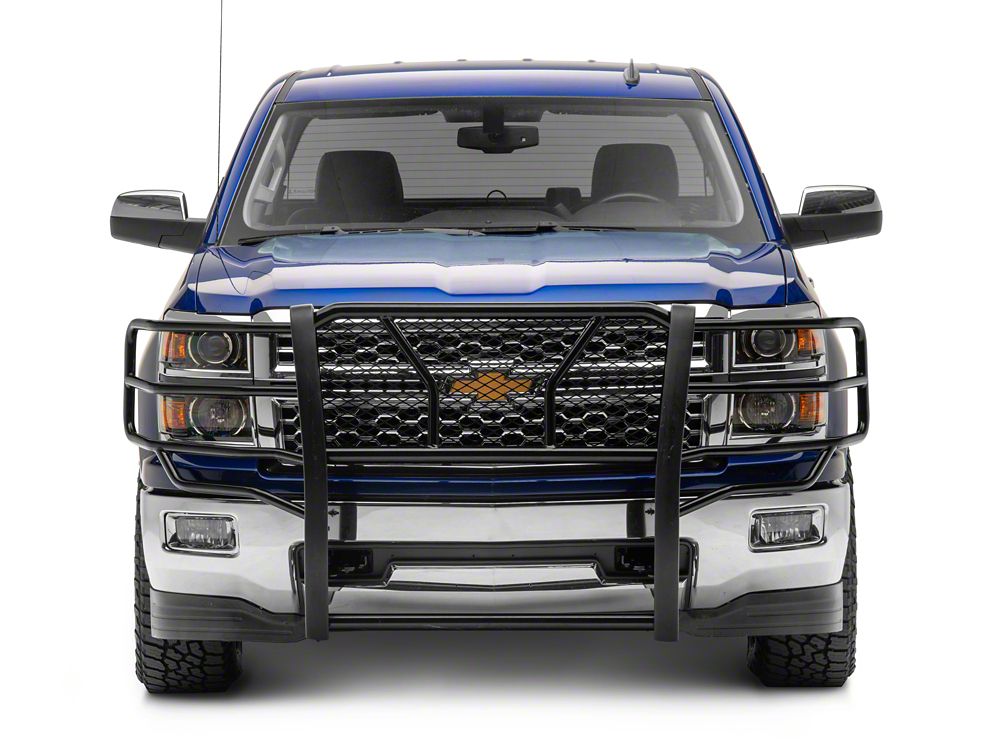 Barricade Modular Extreme HD Grille Guard; Black (14-18 Silverado 1500)