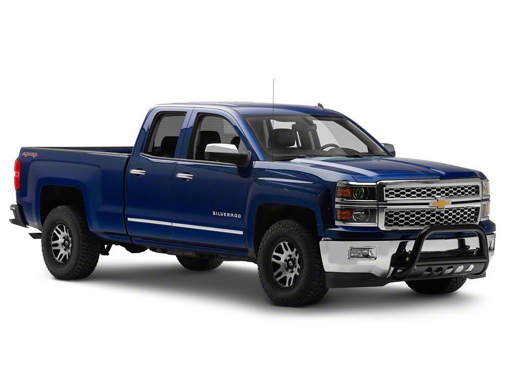 Barricade 3-Inch Bull Bar; Black (07-18 Silverado 1500)