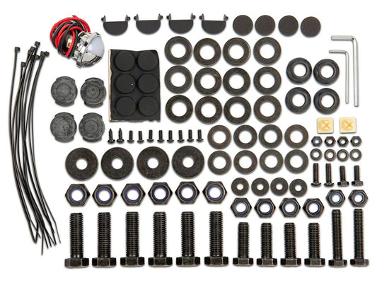 Barricade Replacement Bumper Hardware Kit for S101325 Only (07-18 Silverado 1500)