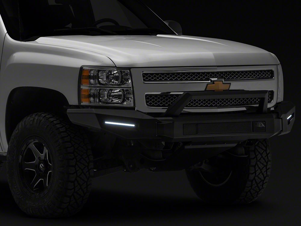 Barricade Extreme HD Modular Front Bumper with Over-Rider Hoop and Skid Plate (07-13 Silverado 1500)