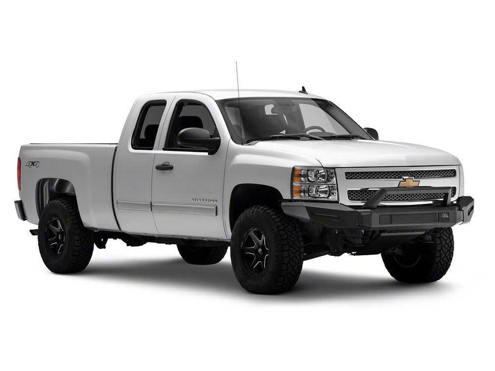 Barricade Extreme HD Modular Front Bumper with Over-Rider Hoop and Skid Plate (07-13 Silverado 1500)