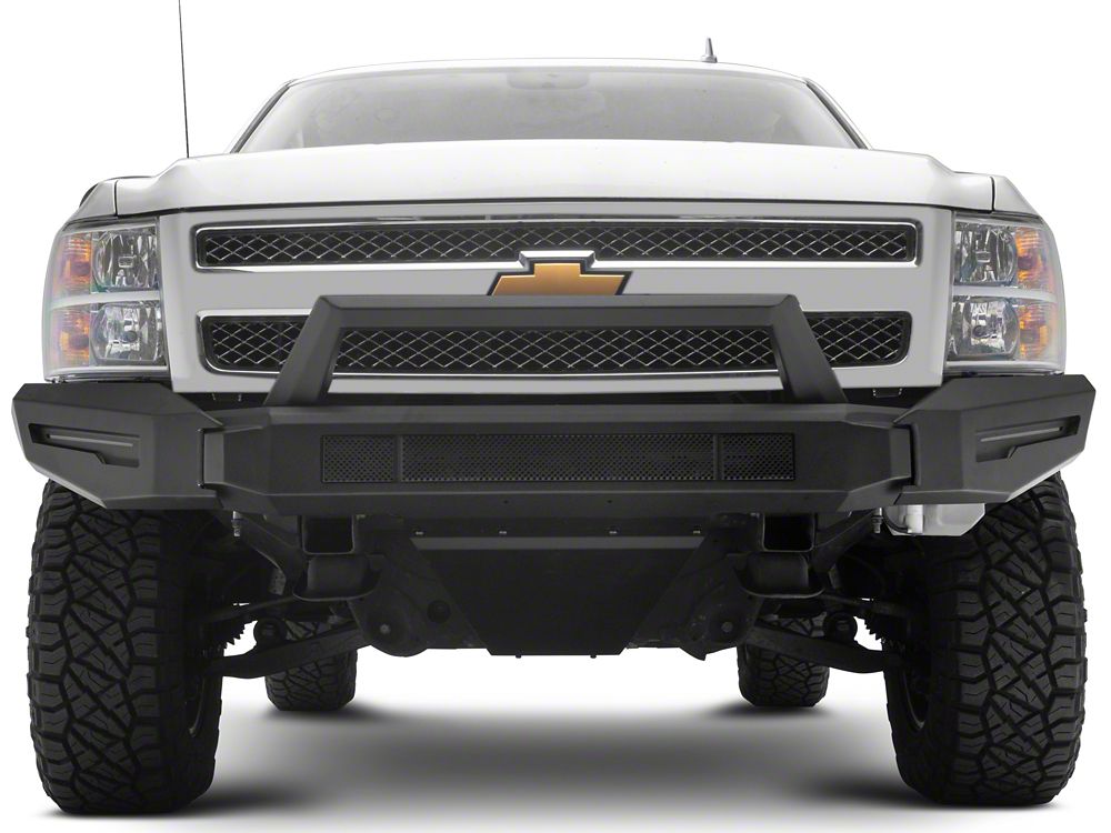 Barricade Extreme HD Modular Front Bumper with Over-Rider Hoop and Skid Plate (07-13 Silverado 1500)