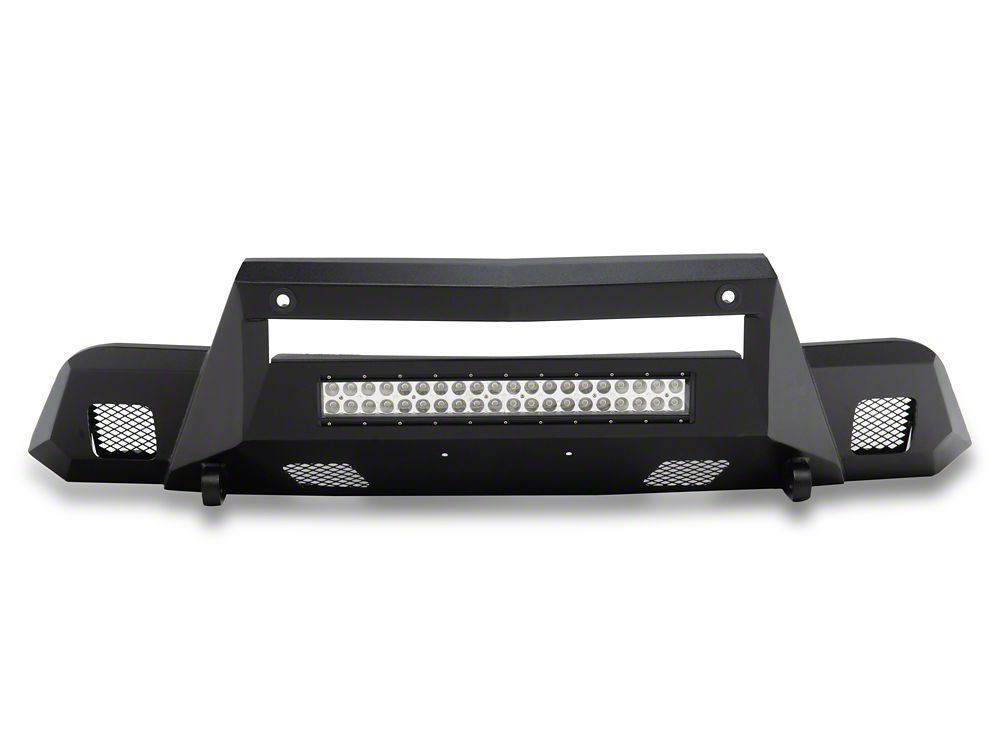 Barricade HD Stubby Front Bumper with 20-Inch Dual Row LED Light Bar (22-25 Silverado 1500, Excluding 2.7L, 3.0L & ZR2)