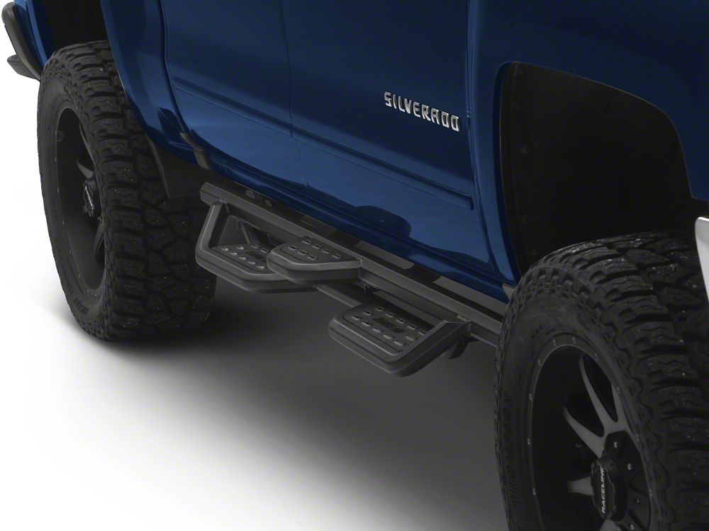 Barricade TCX HD Drop Side Step Bars (07-18 Silverado 1500 Crew Cab)