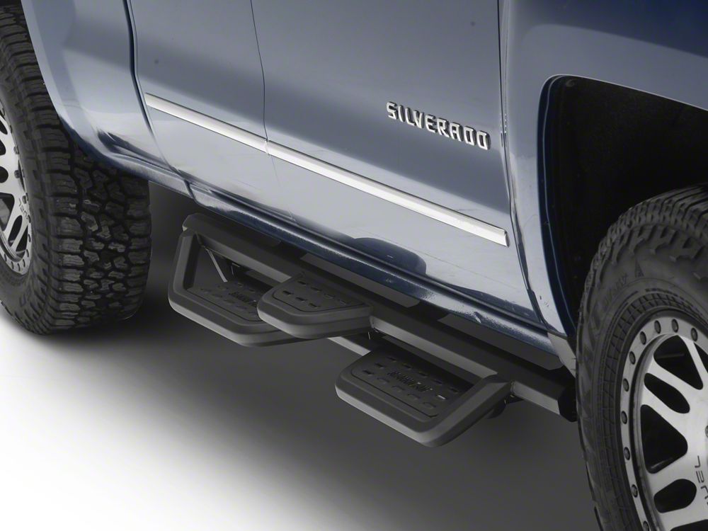 Barricade TCX HD Drop Side Step Bars (07-18 Silverado 1500 Extended/Double Cab)