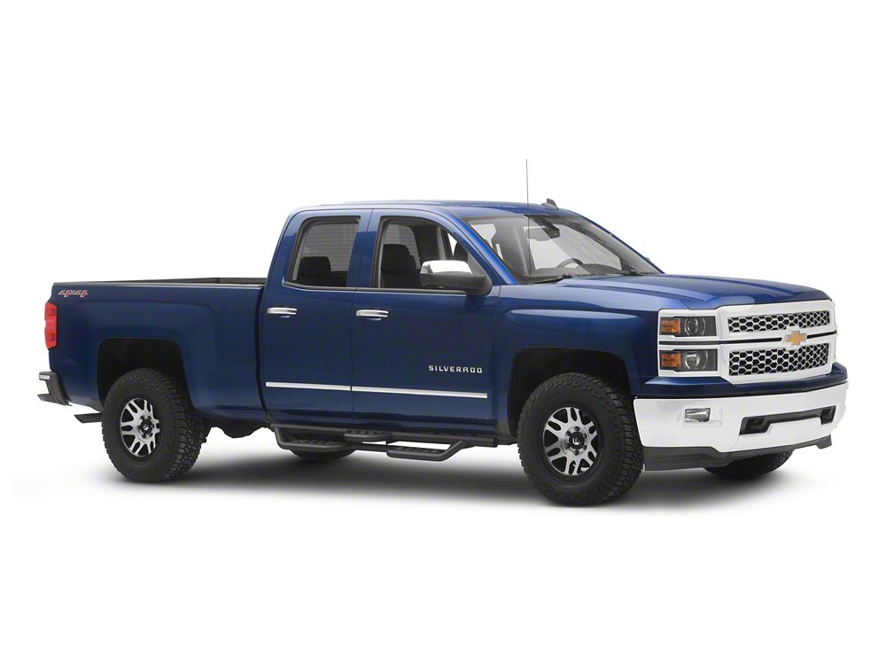 Barricade TCX HD Drop Side Step Bars (07-18 Silverado 1500 Extended/Double Cab)