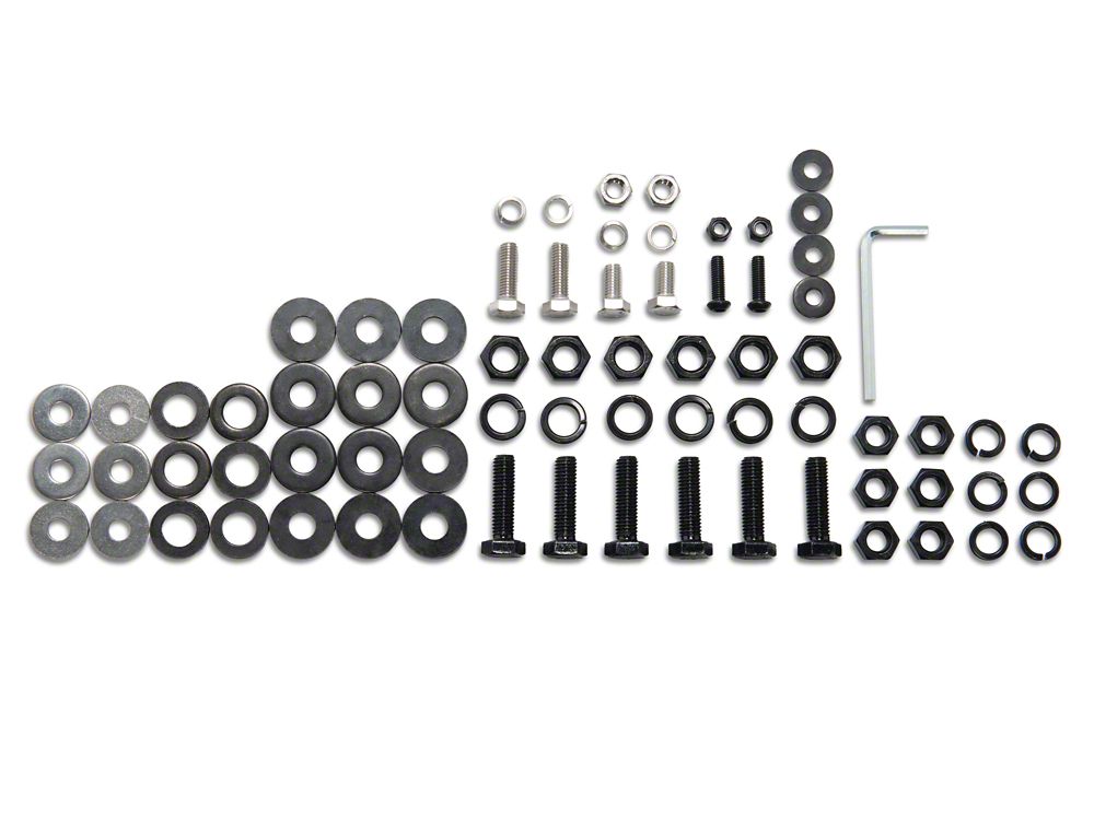 Barricade Replacement Front Bumper Hardware Kit for S101324 Only (16-18 Silverado 1500)