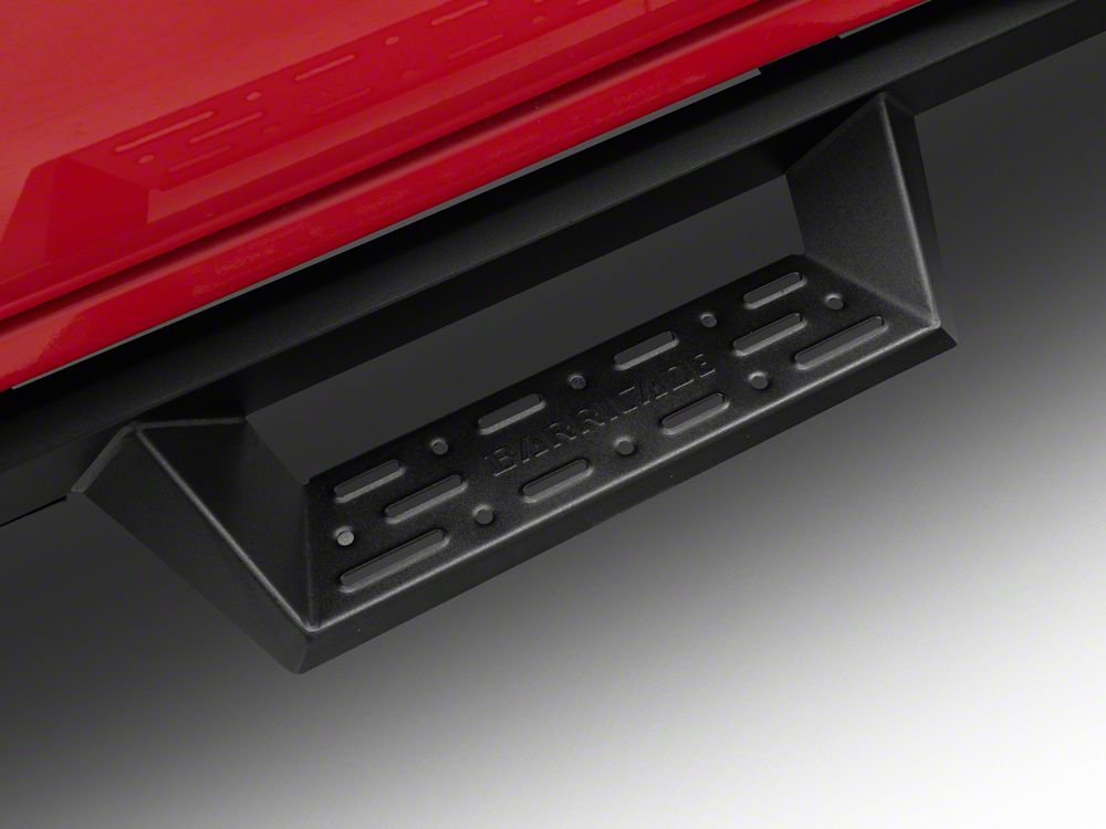 Barricade Canyon Drop Steps; Textured Black (19-25 Silverado 1500 Crew Cab)