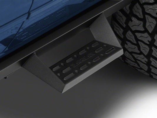 Barricade Canyon Drop Steps; Textured Black (07-18 Silverado 1500 Crew Cab)