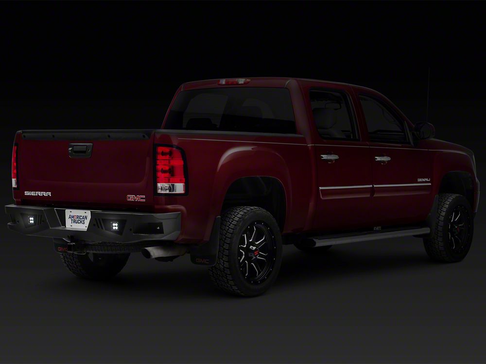 Barricade Extreme HD Rear Bumper with LED Flood Lights (07-18 Sierra 1500)