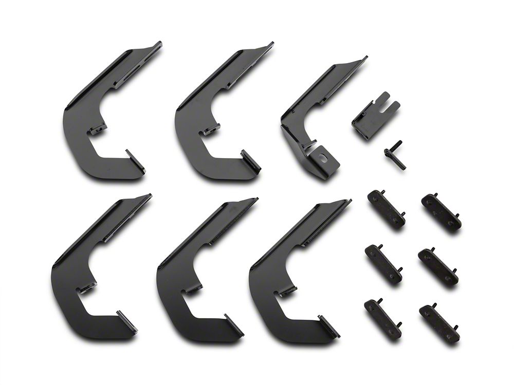 Barricade Rattler Running Boards; Textured Black (07-13 Sierra 1500)