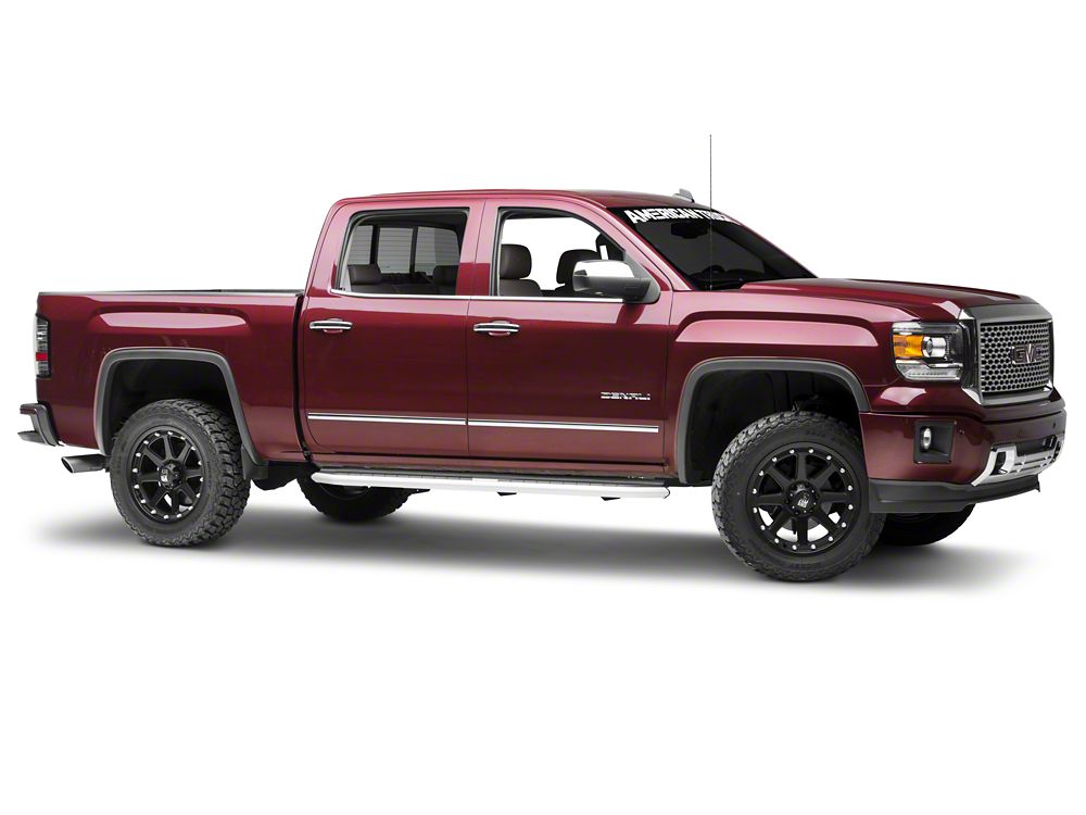 Barricade Pioneer Aluminum Running Boards (14-18 Sierra 1500 Double Cab, Crew Cab)