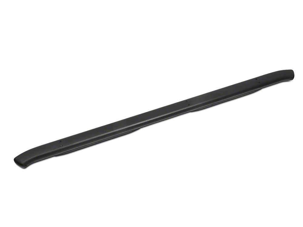 Barricade Pinnacle 4-Inch Oval Bent End Side Step Bars; Rocker Mount; Black (14-18 Sierra 1500 Double Cab, Crew Cab)