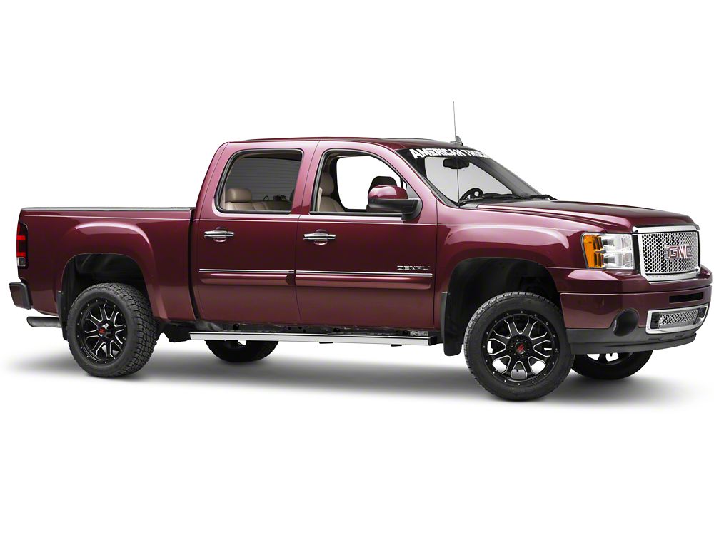 Barricade T4 Side Step Bars; Rocker Mount; Stainless Steel (07-13 Sierra 1500 Extended Cab, Crew Cab)