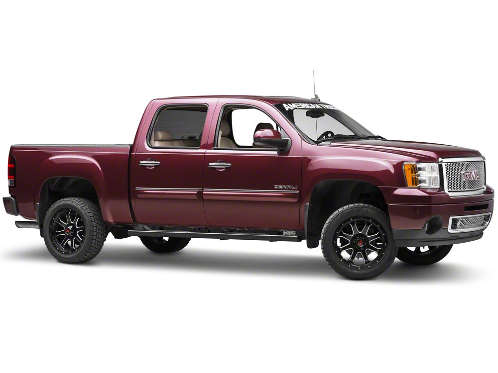 Barricade T4 Side Step Bars; Rocker Mount; Black (07-13 Sierra 1500 Extended Cab, Crew Cab)