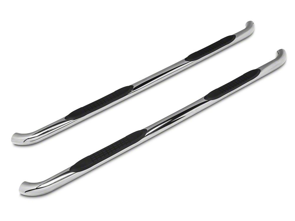 Barricade 3-Inch Side Step Bars; Rocker Mount; Stainless Steel (14-18 Sierra 1500)