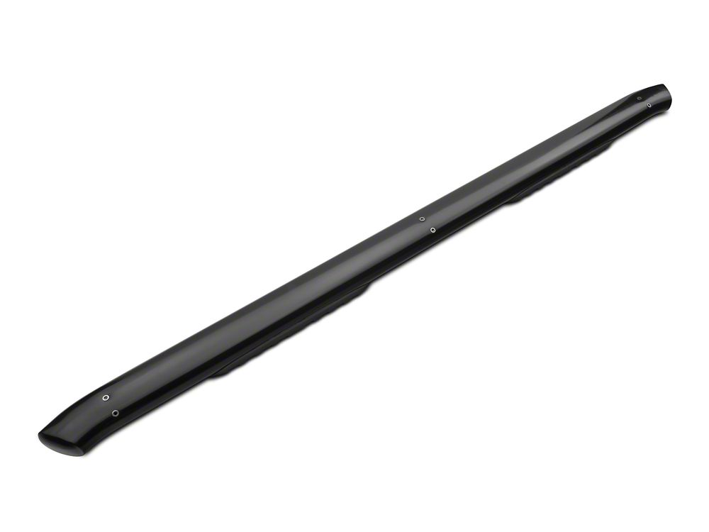 Barricade 5-Inch Oval Bent End Side Step Bars; Body Mount; Black (99-13 Sierra 1500)