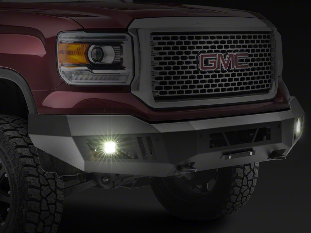 Barricade Extreme HD Front Bumper with LED Fog and Spot Lights (14-15 Sierra 1500)