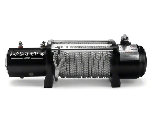 Barricade 9,500 lb. Winch with Wireless Control (Universal; Some Adaptation May Be Required)