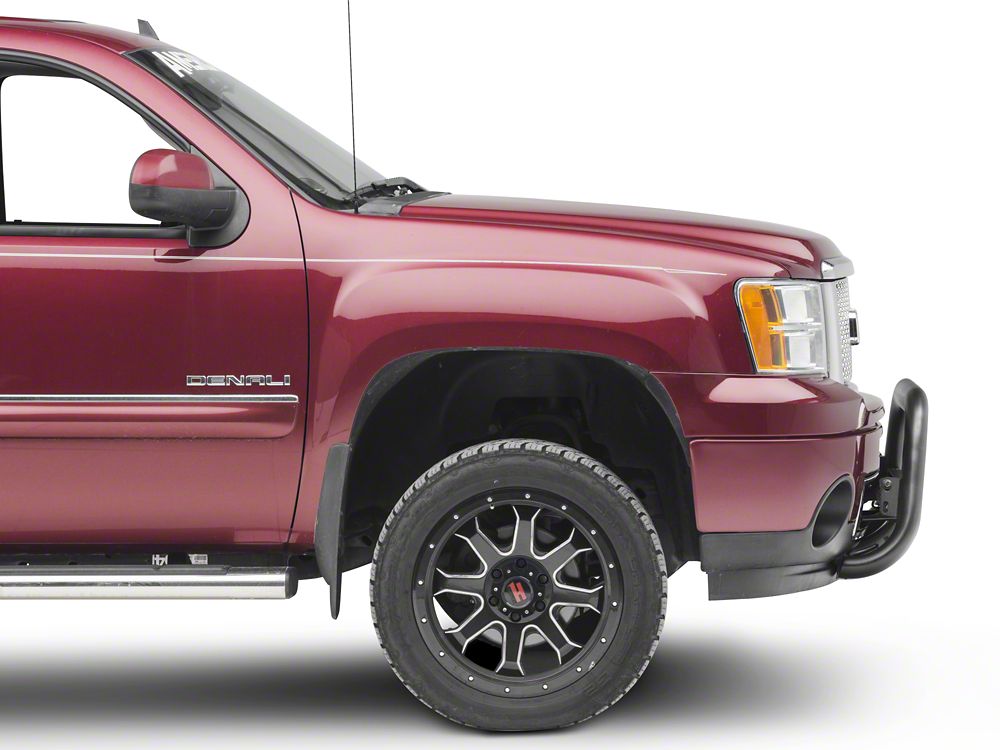 Barricade HD Bull Bar with Skid Plate and 20-Inch LED Dual-Row LED Light Bar; Textured Black (07-18 Sierra 1500)